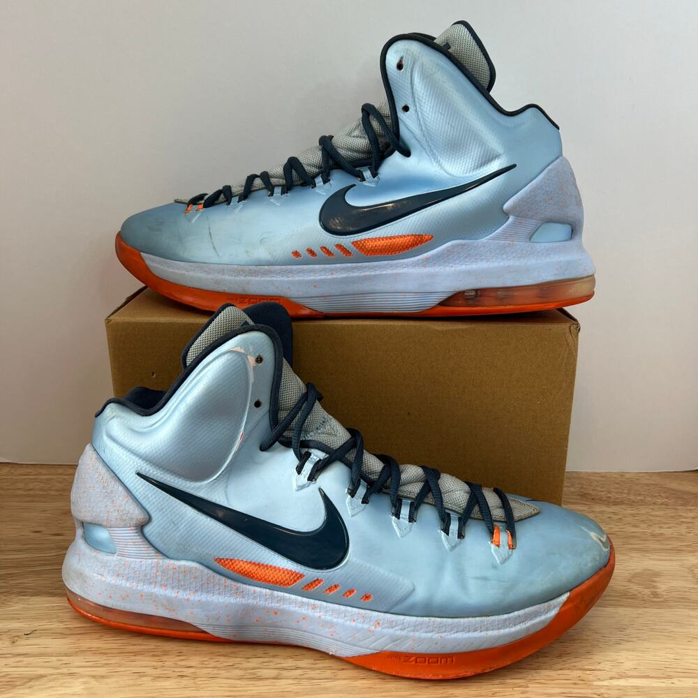 Nike KD 5 ‘Ice blue’ Hightop Basketball Sneakers Men’s Size 11.5 - 554988-400